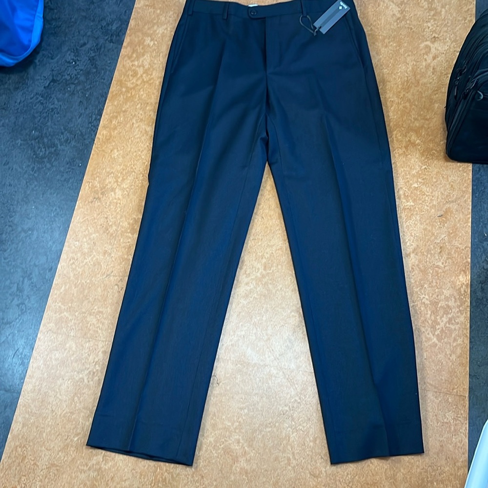 Zanella wool charcoal dress pants